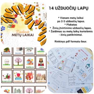 Rinkinys pedagogams „Metų laikai“
