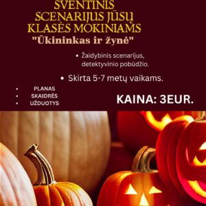 Rinkinys „MOLIŪGINĖS“ – rudens detektyvas klasėje!